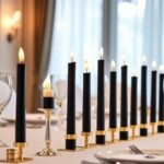 elegant dripless taper candles
