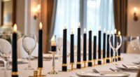 elegant dripless taper candles
