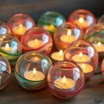 elegant hand blown glass globes