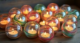 elegant hand blown glass globes