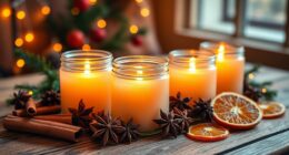 festive holiday candle sets