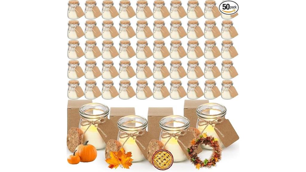 fifty fall candle gift set