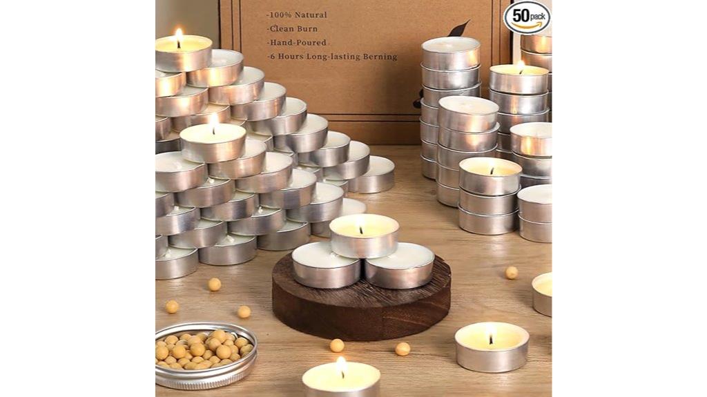 fifty pack tealight candles