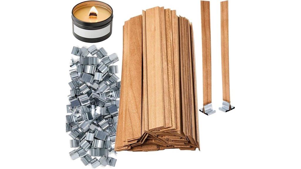 five inch wooden candle wicks