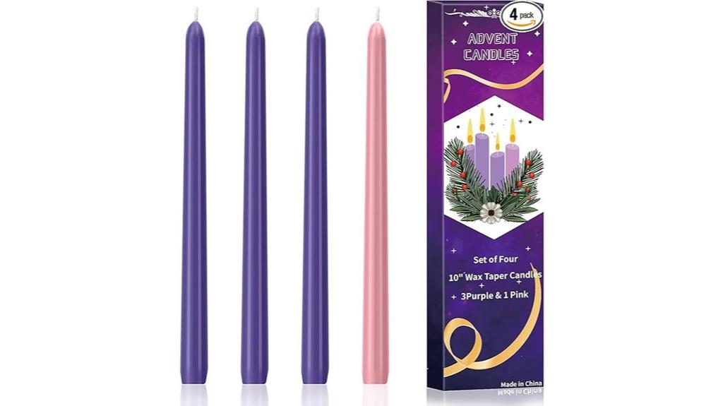 four candle advent set