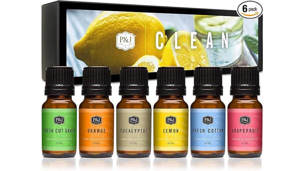 fragrance oil candle set