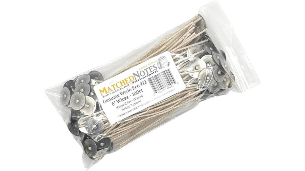 genuine eco candle wicks
