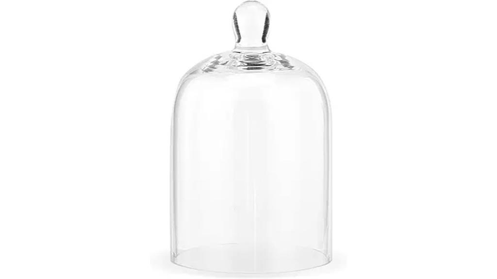 glass candle dome