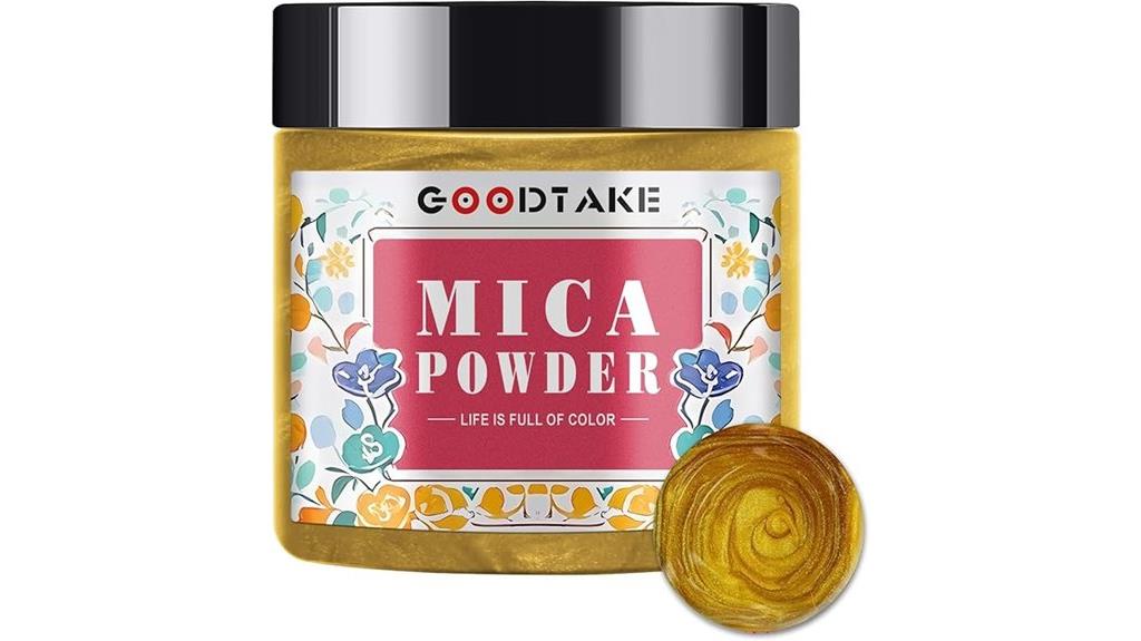 gold mica powder for crafts