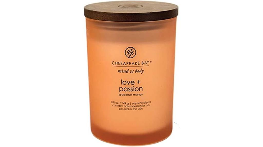 grapefruit mango candle scent