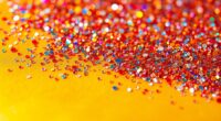 heat resistant wax glitters