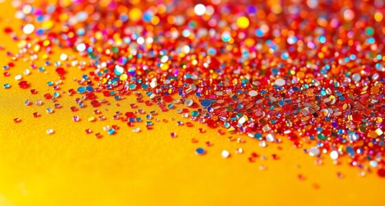 heat resistant wax glitters