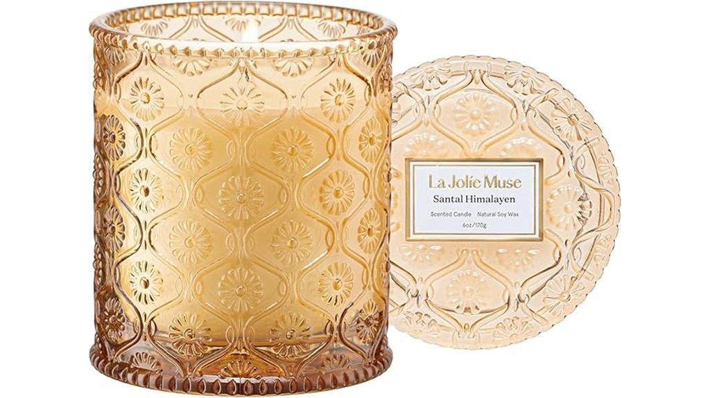 himalayan santal soy candle