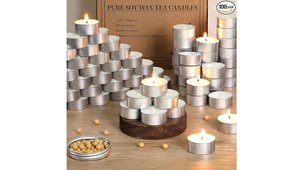 hundred pack soy tealights