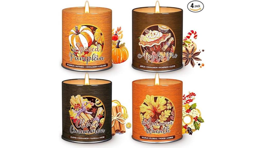 lanpn fall candle gift set