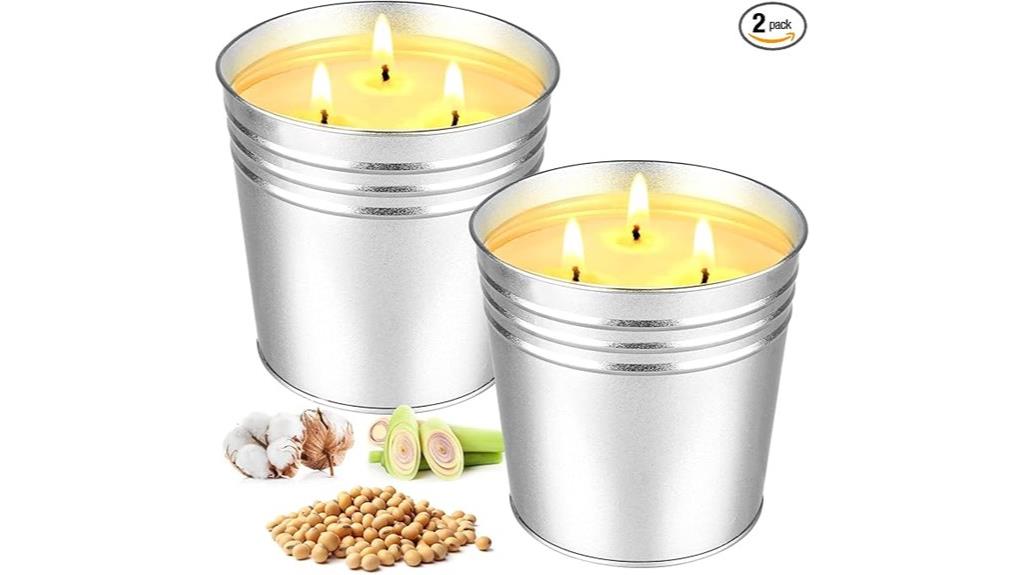 large 34oz outdoor candles