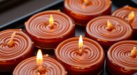 large double wick candles