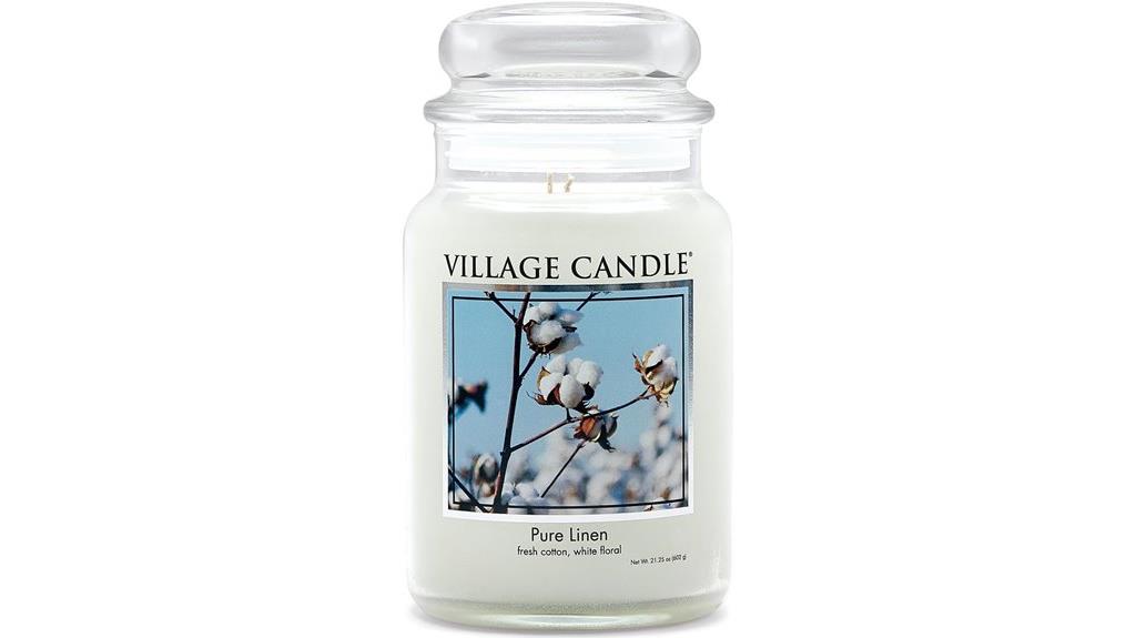 large glass apothecary candle