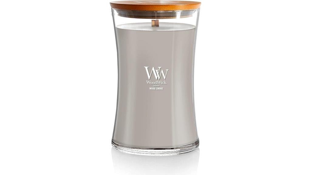 large hourglass candle