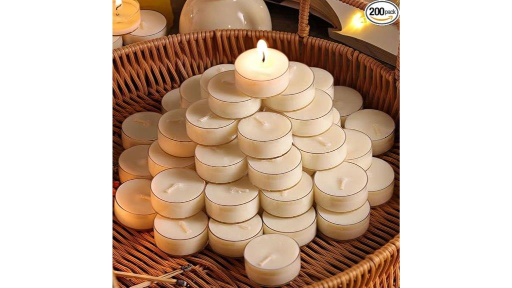 large pack of tea lights