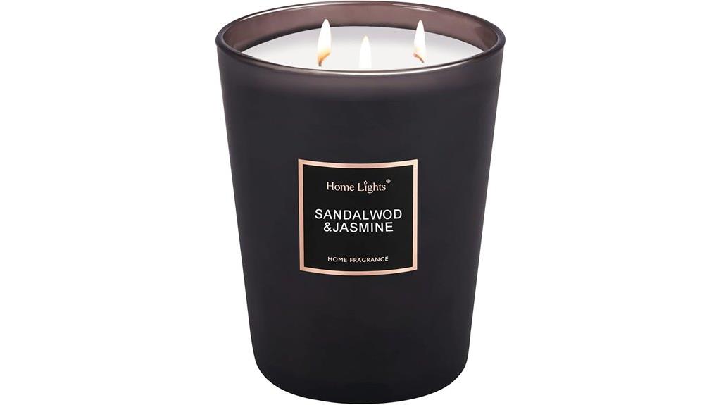 large soy candle set
