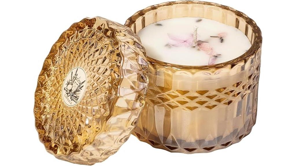lavender vanilla candle gift