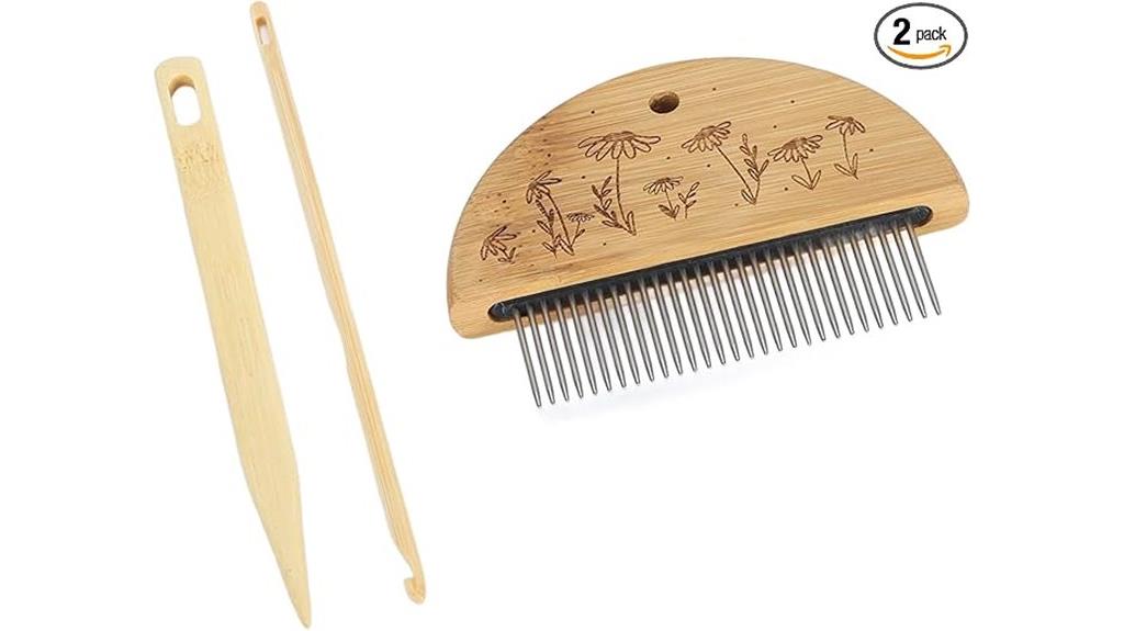 lightweight durable weaving comb