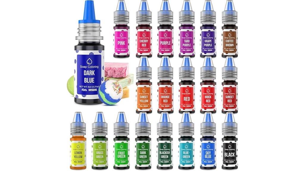 liquid bath bomb colors