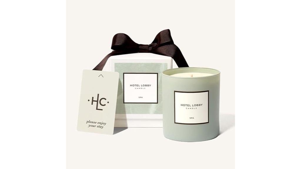 luxury eucalyptus mint candle