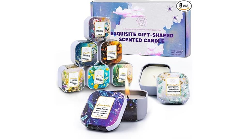 luxury organic candle set