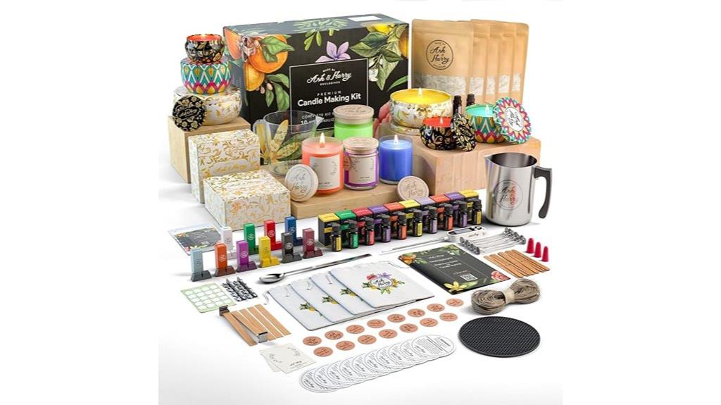 luxury soy candle kit