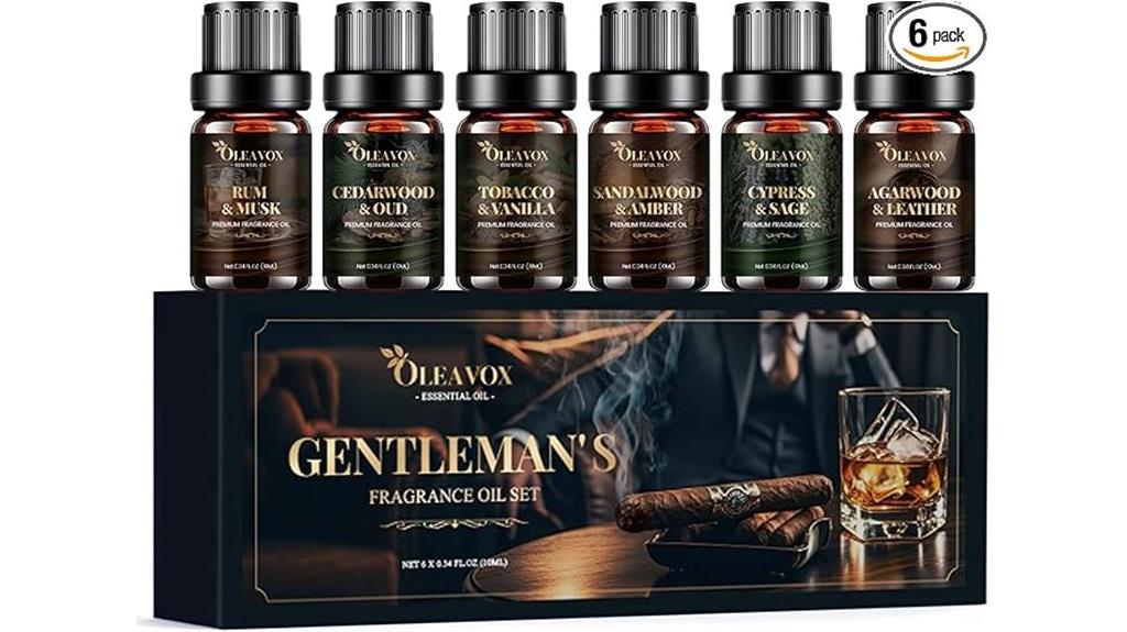 men s fragrance essential oil set