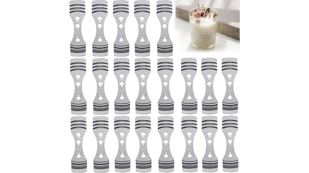 metal candle wick holders