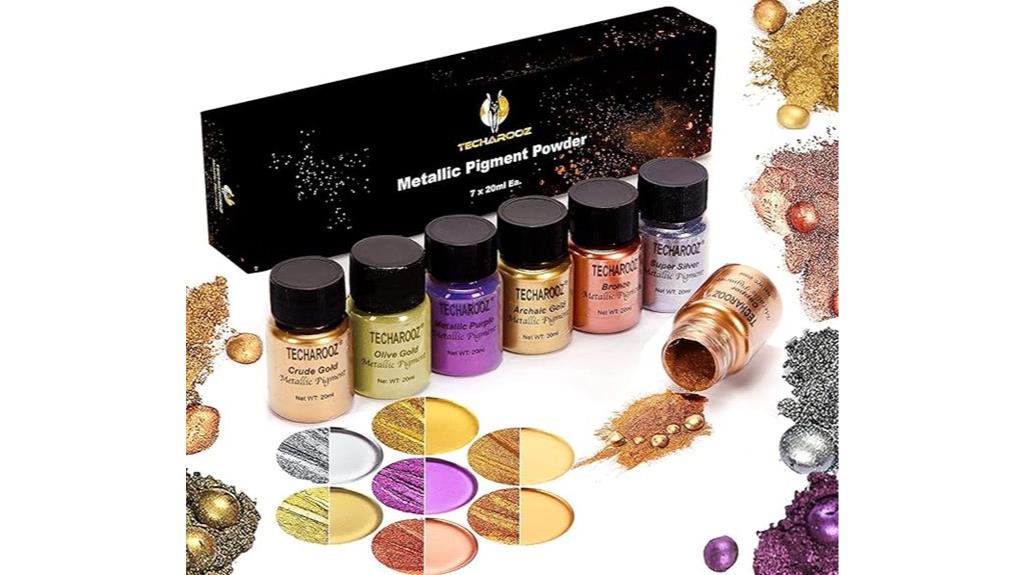 metallic craft pigment powder