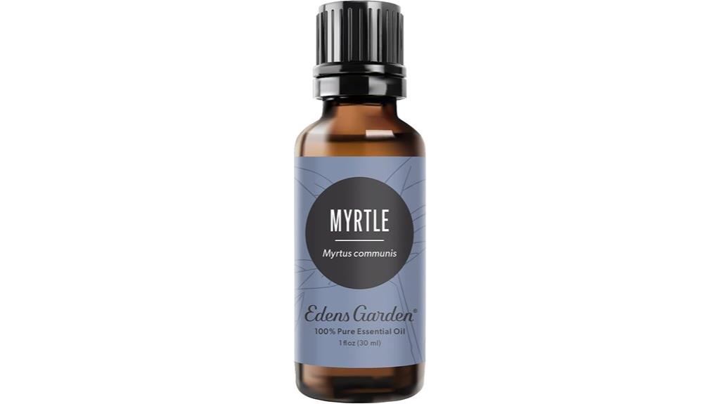 myrtle essential oil bottle