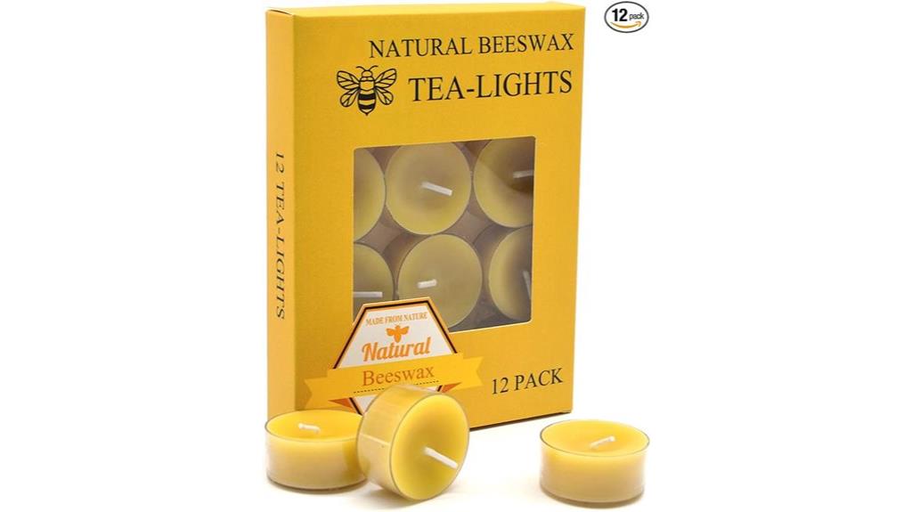 natural beeswax candle set