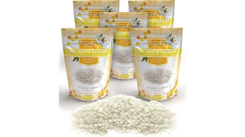 natural cosmetic beeswax pellets