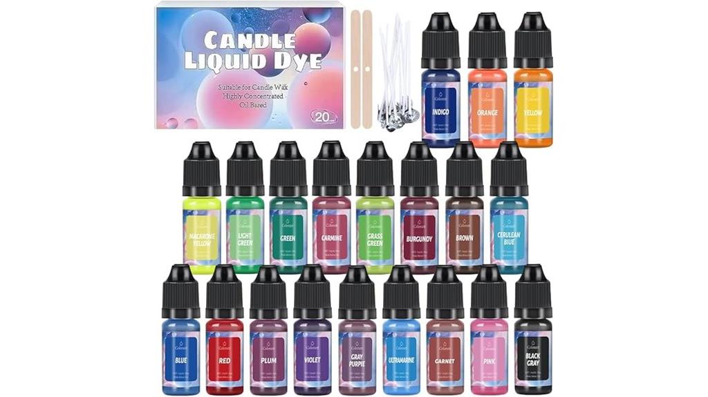 non toxic oil candle dyes
