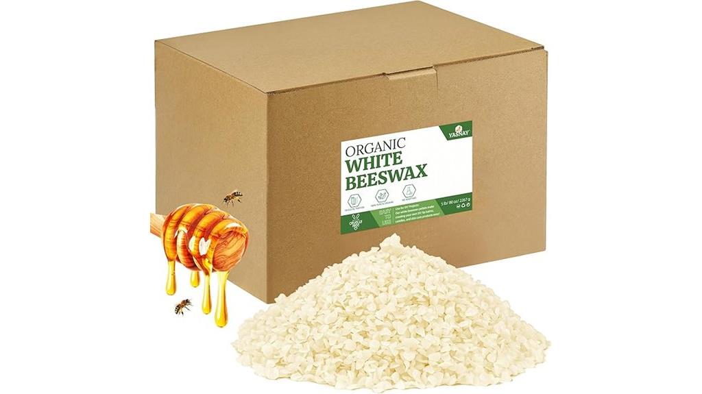 organic white beeswax pellets