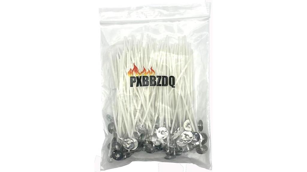 pre waxed candle wick pack