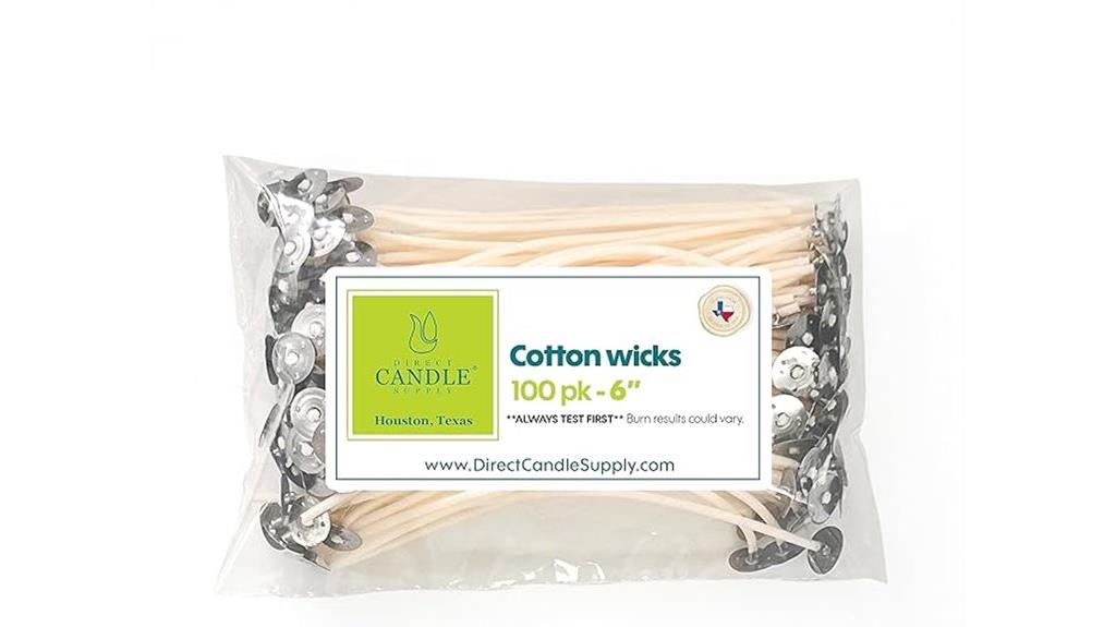 pre waxed cotton wicks