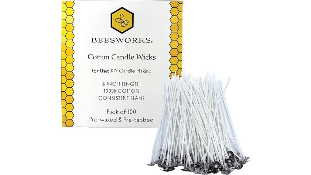 pre waxed cotton wicks