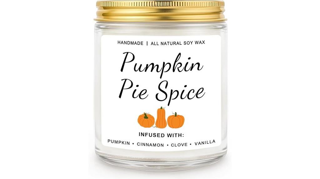 pumpkin cinnamon spice candle
