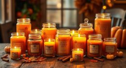 pumpkin spice candle collection