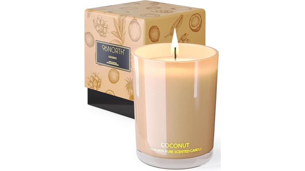 pure coconut soy candle