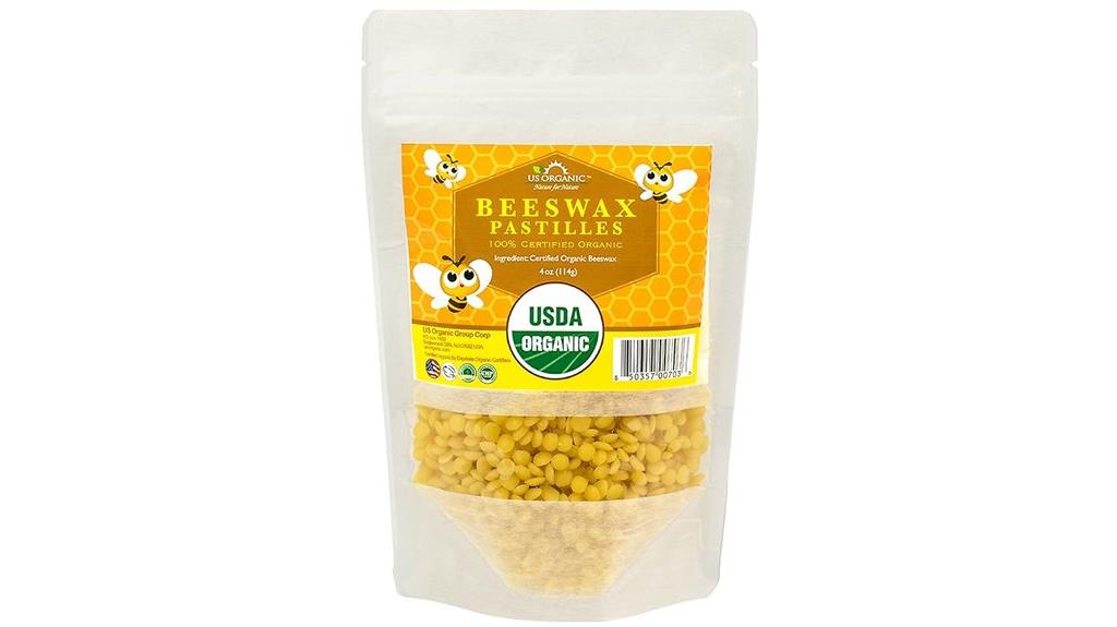 pure organic yellow beeswax
