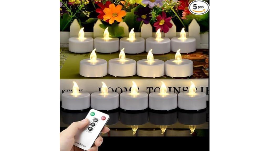 remote controlled tea light candles