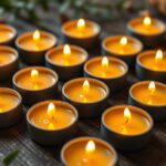 safe allergy friendly beeswax tealights