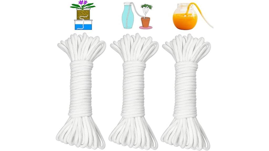 self watering wick rope