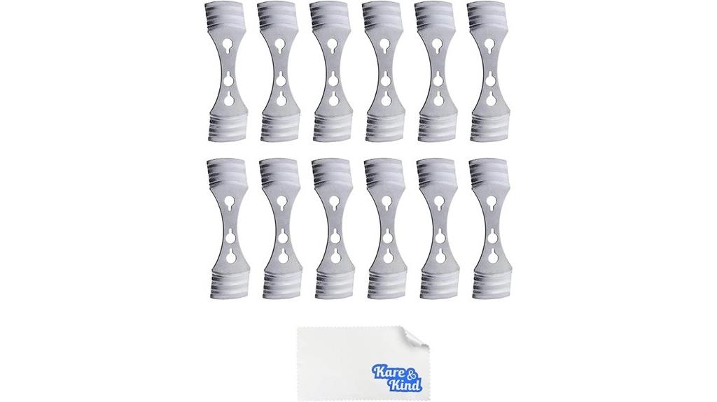 set of 12 metal wick guides